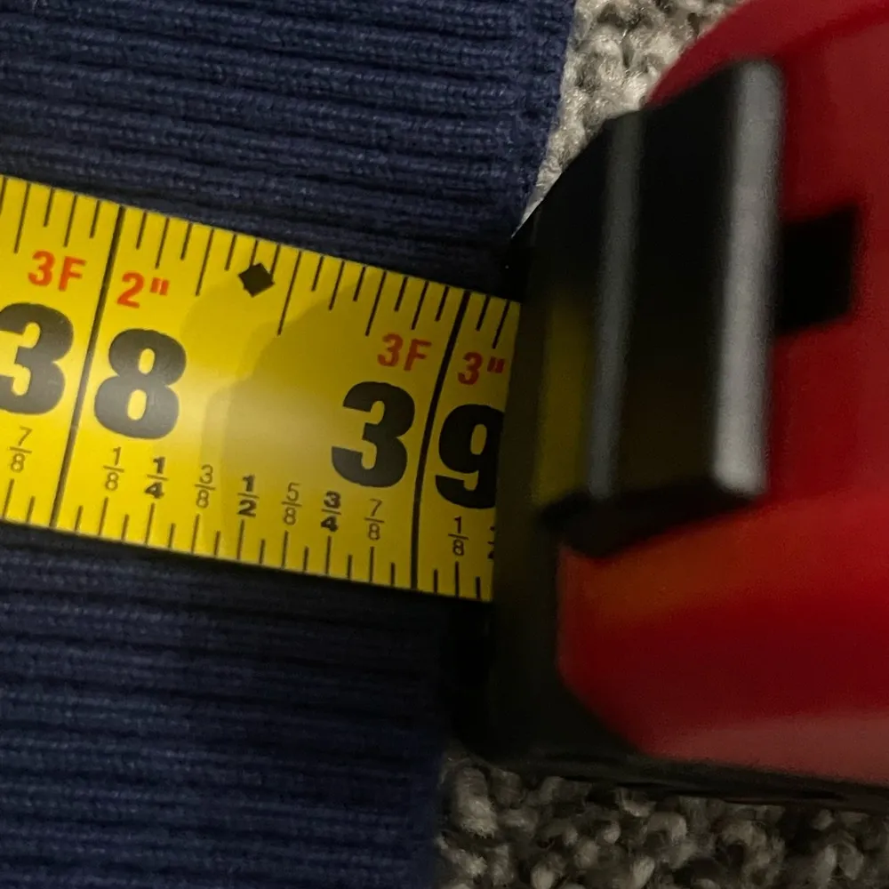 navy blue knee length short sleeved boatneck sweater dress S - Image 6