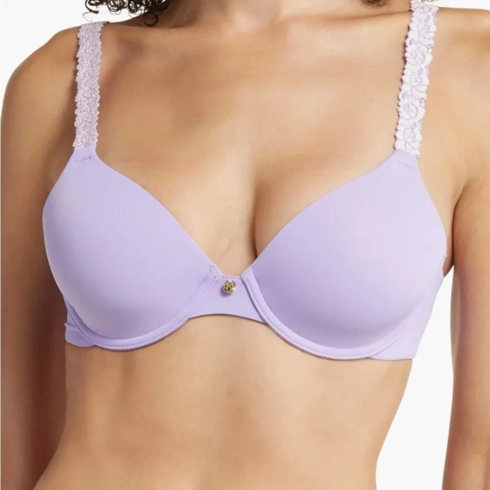 ‎ Violet Purple Pure Luxe Custom Coverage Contour Underwire Bra - Image 2