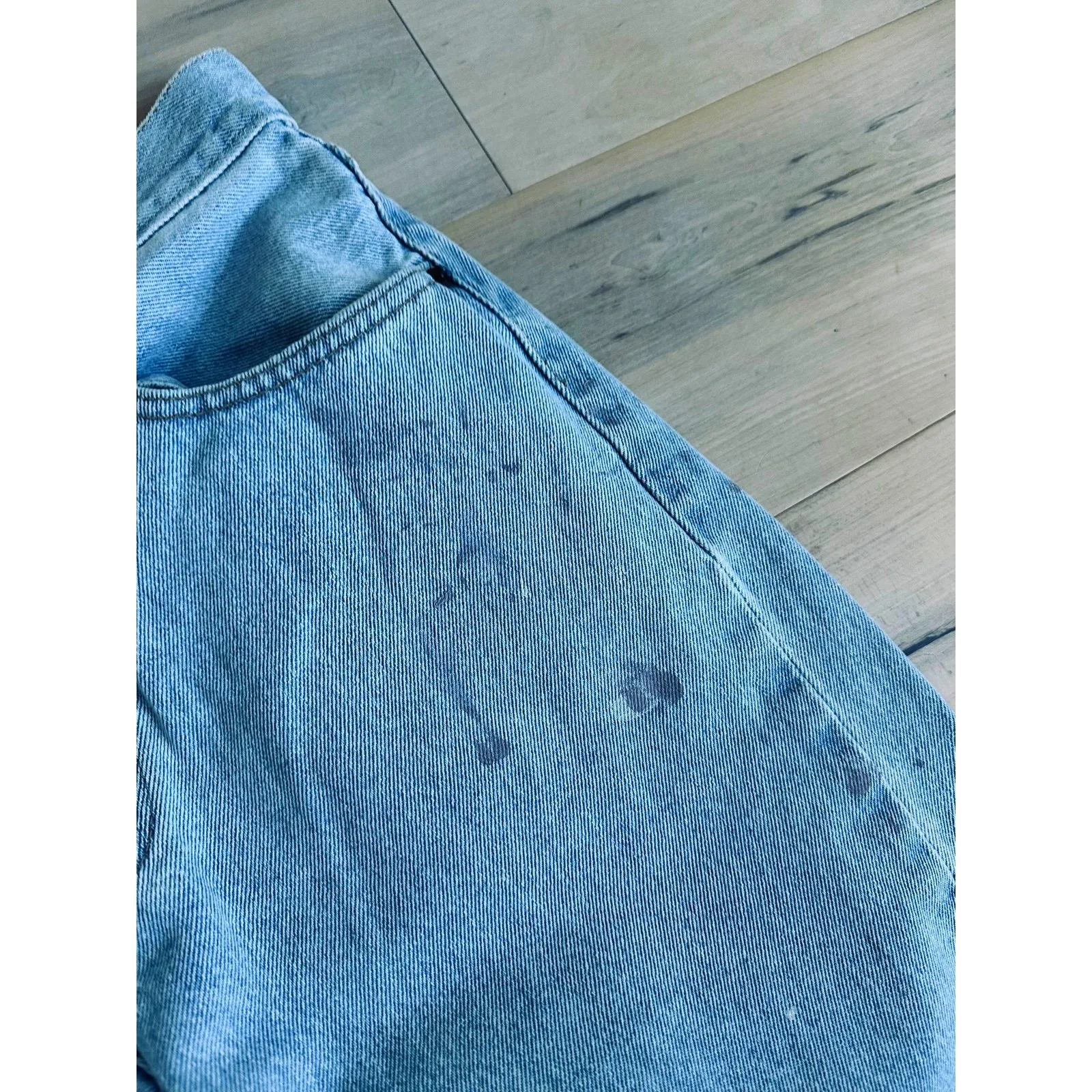 Vintage 90s Levi's 539 Light Wash Distressed Size 31 x 32 Waist 30" High Rise - Image 12