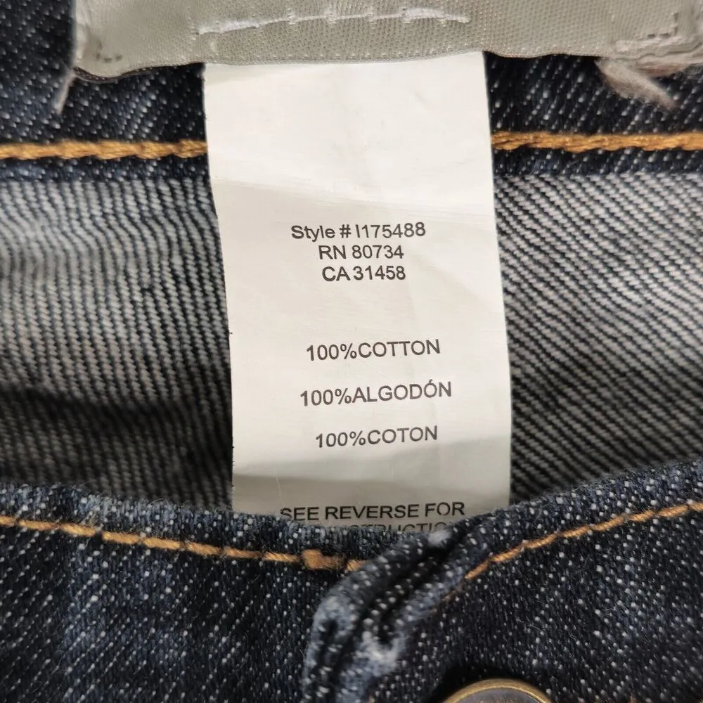 Tex By Max Azria Jeans Womens 2 Bootcut Dark Wash Blue Denim Low Rise 29x31 - Image 6