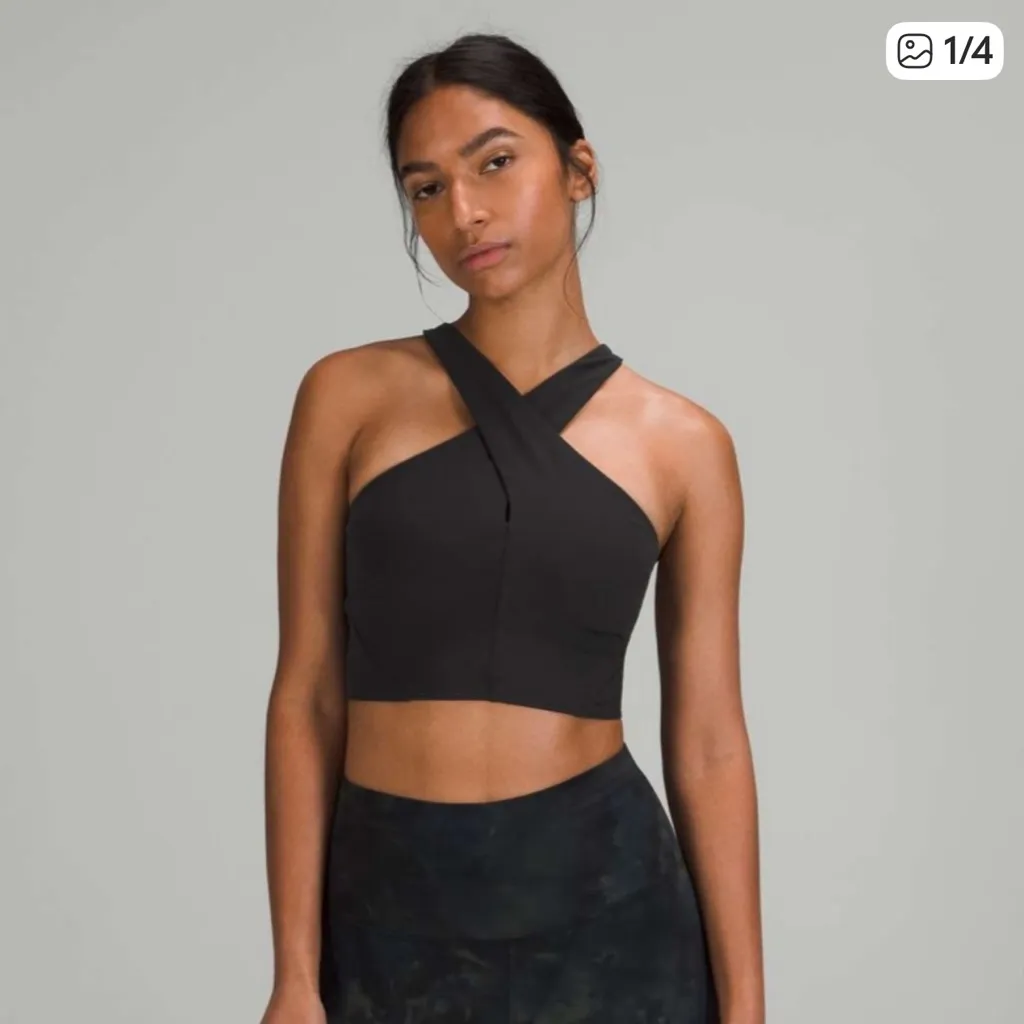 Lululemon 🖤✨  Nulu™ Wrap Front Long Line Bra – Black 🧘‍♀️ - Image 5