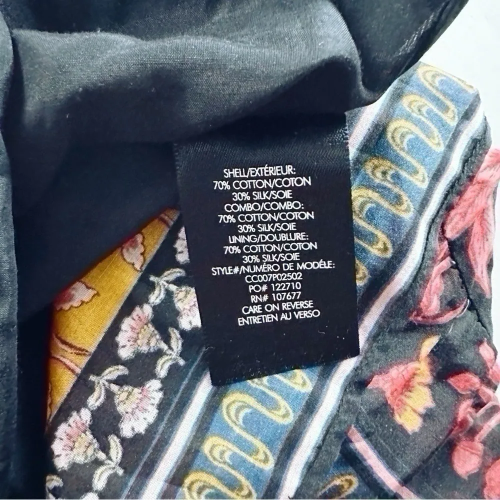 NEW Alice + Olivia Women’s Sedona Mandarin Collar Dress in Fall Into You Multi - Image 9