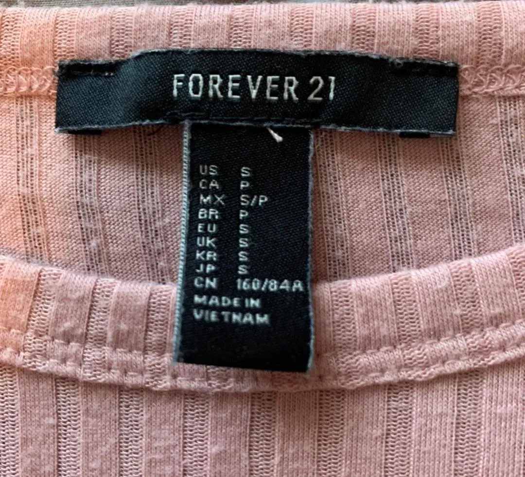 Semi Sheer Pink Crop Top - Image 3