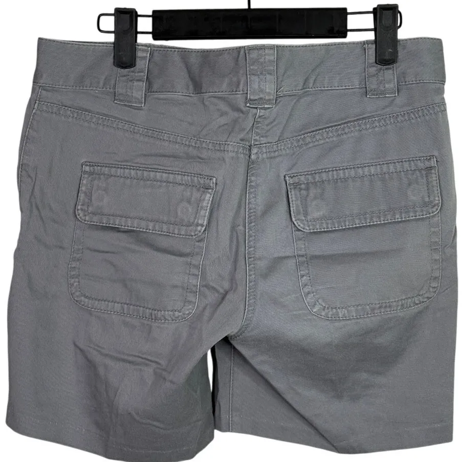 J. Crew Classic City Fit Twill Chino Flat Front 4 Pockets Casual Shorts 4 Grey - Image 4