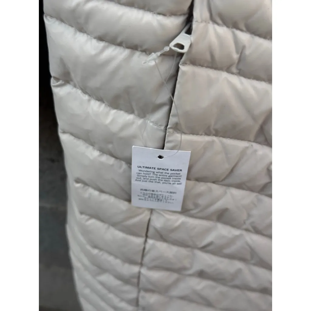 NWT Lands' End Puffer Jacket Women's XS Beige - Image 3