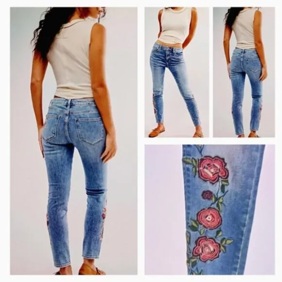 Free People Driftwood Jackie GUC $138 Classic Fit 25  J1140 - Image 2