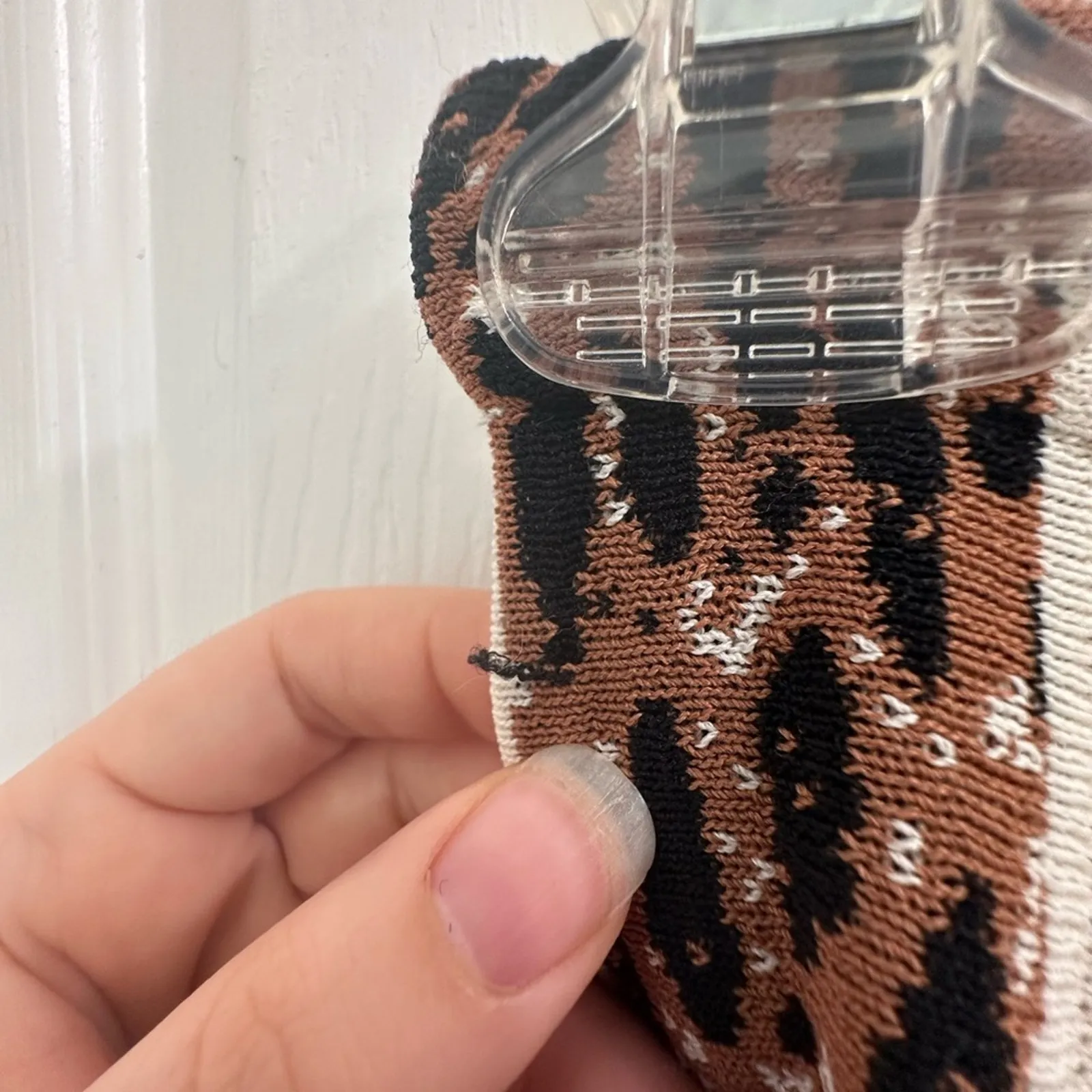 NWT Gianni Bini Leopard Print Pleated Knit Swing Skirt Cheetah Animal Print XS/S - Image 6