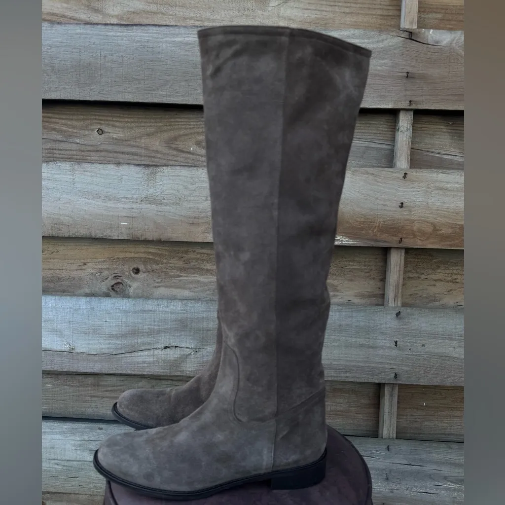 Garnet Hill Brown Over the Knee Boots - Image 2