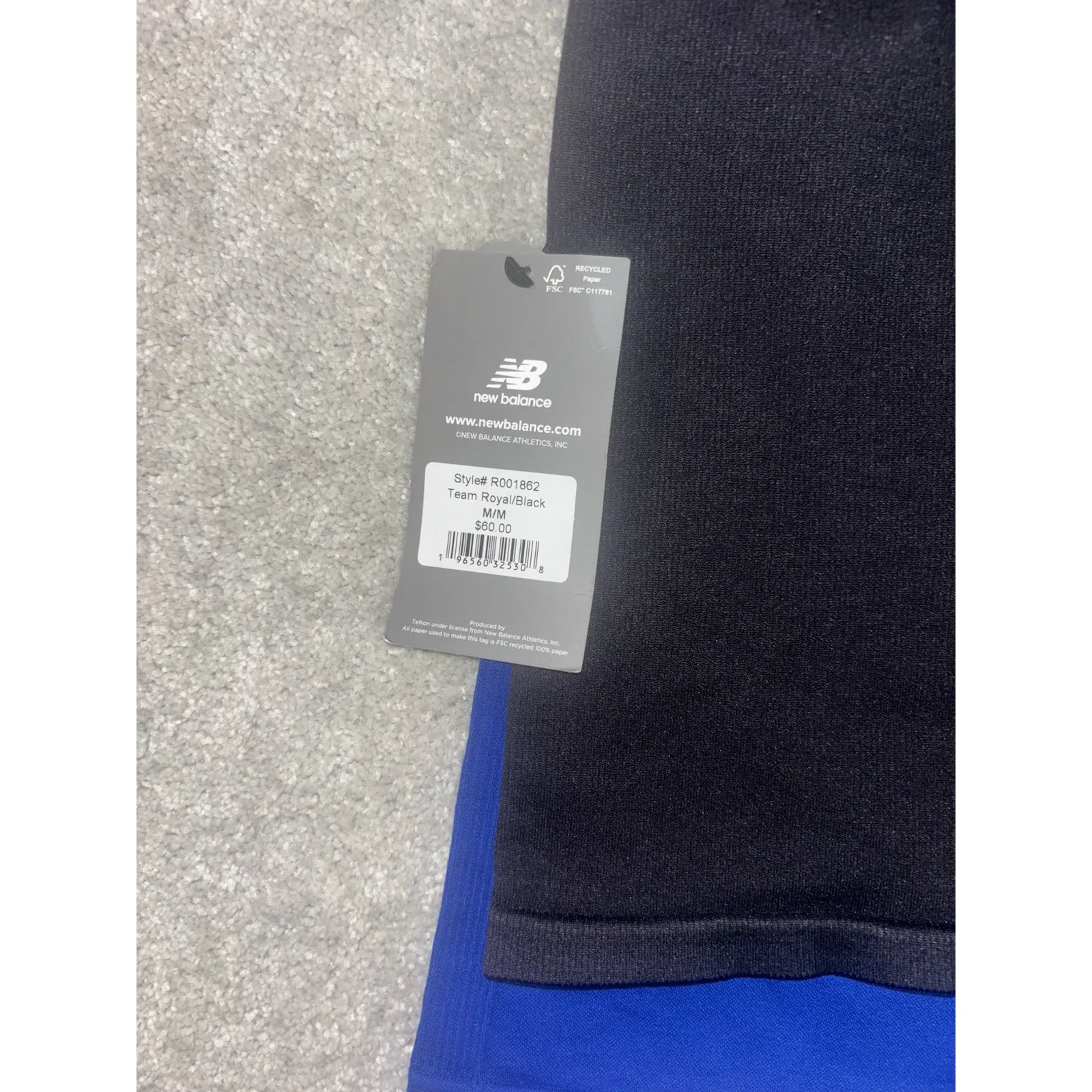 new balance 2 pack womens shorts‎ Biker Compression Medium NWT Blue Black - Image 3