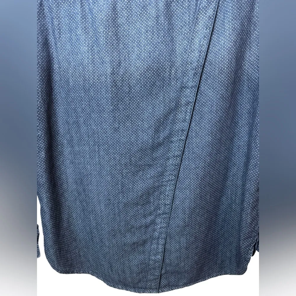 Anthropologie Pilcro and the Letterpress Split Back Denim Button Up Size XXS - Image 8