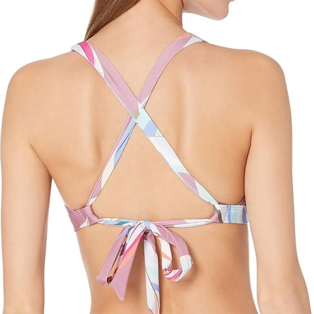 Splendid SP90271 MLT Women M EAST CAPE RSC HIGH NECK BRA SWIM TOP Multicolor NWT - Image 2