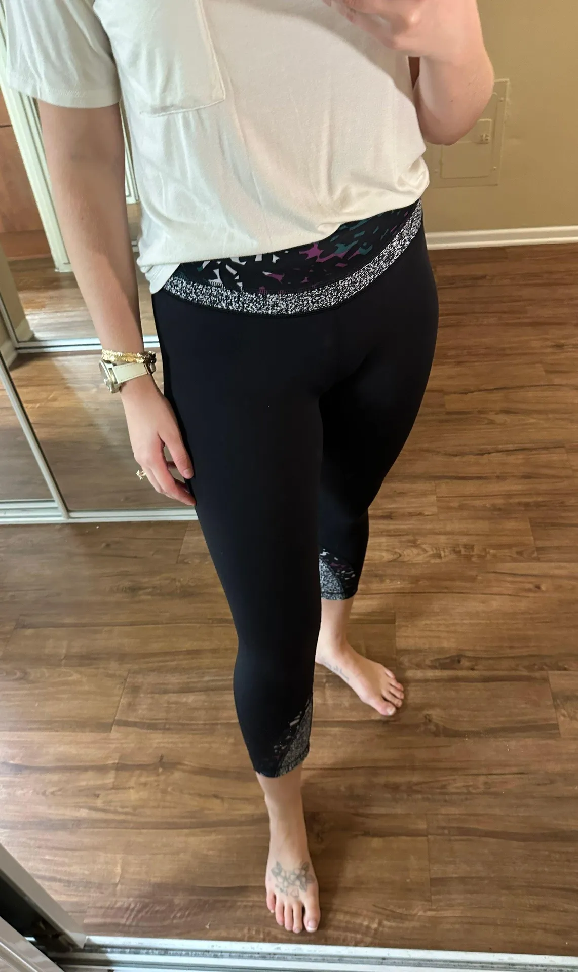 Lululemon Multi Color Cropped Leggings - Image 2