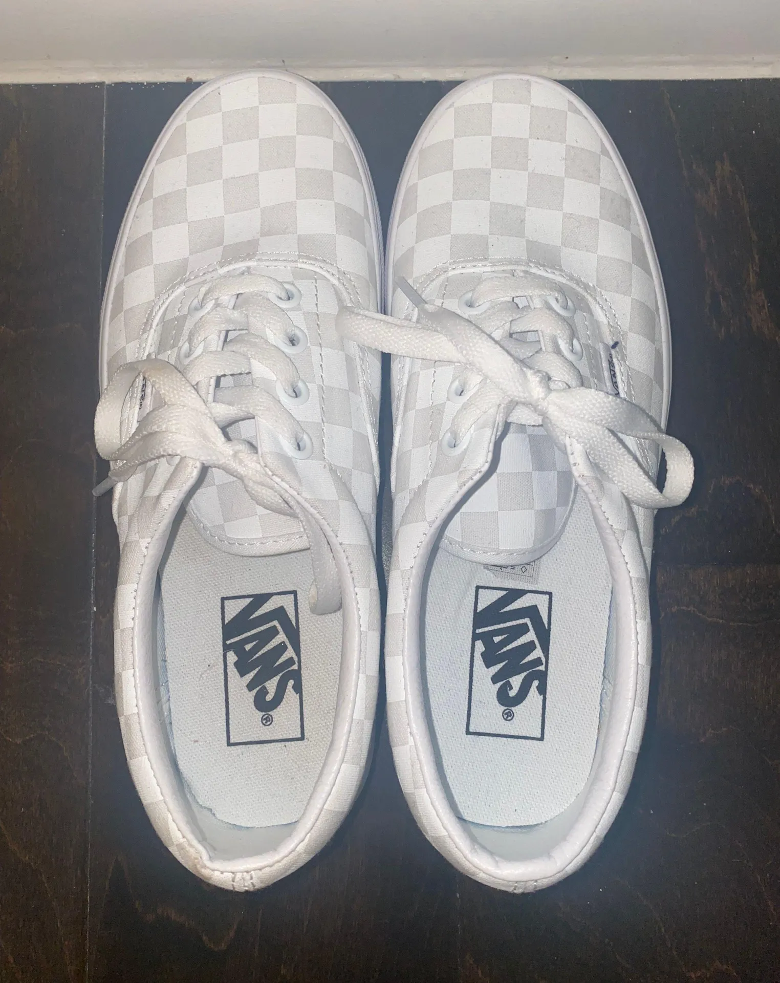 Vans White Lace Up - Image 2