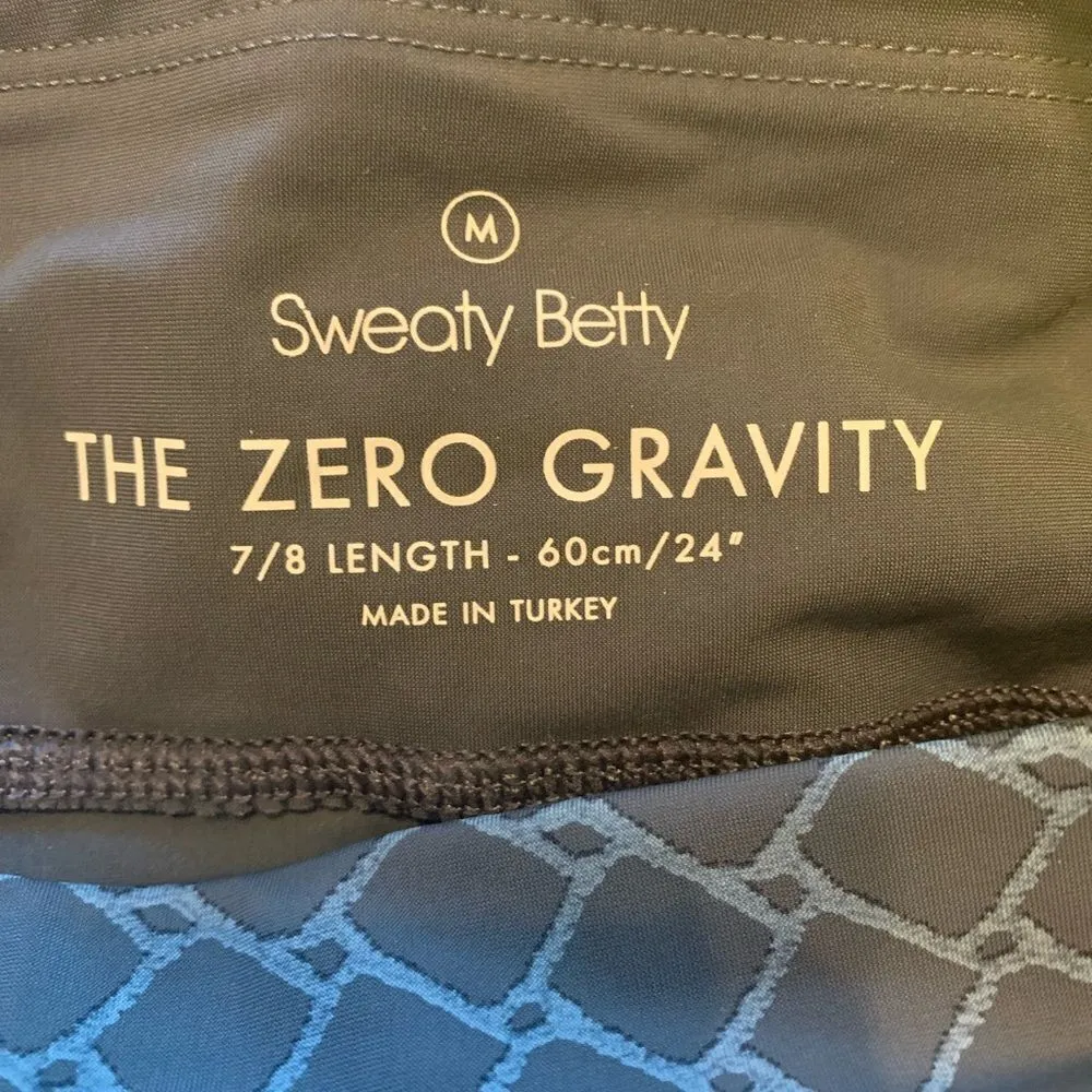 Sweaty Betty Zero Gravity 7/8 patterned leggings size M‎ - Image 3
