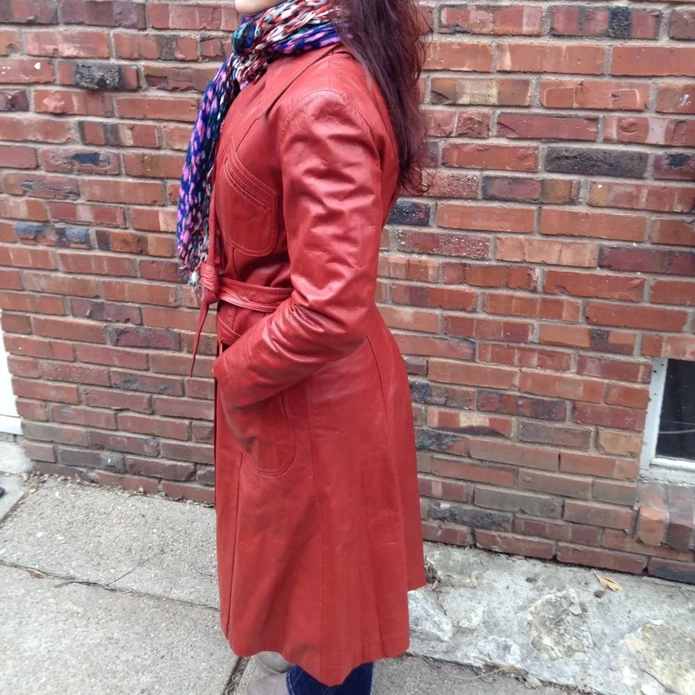 Fabulous Vintage 1970s Brooklyn leather stunner! - Image 3