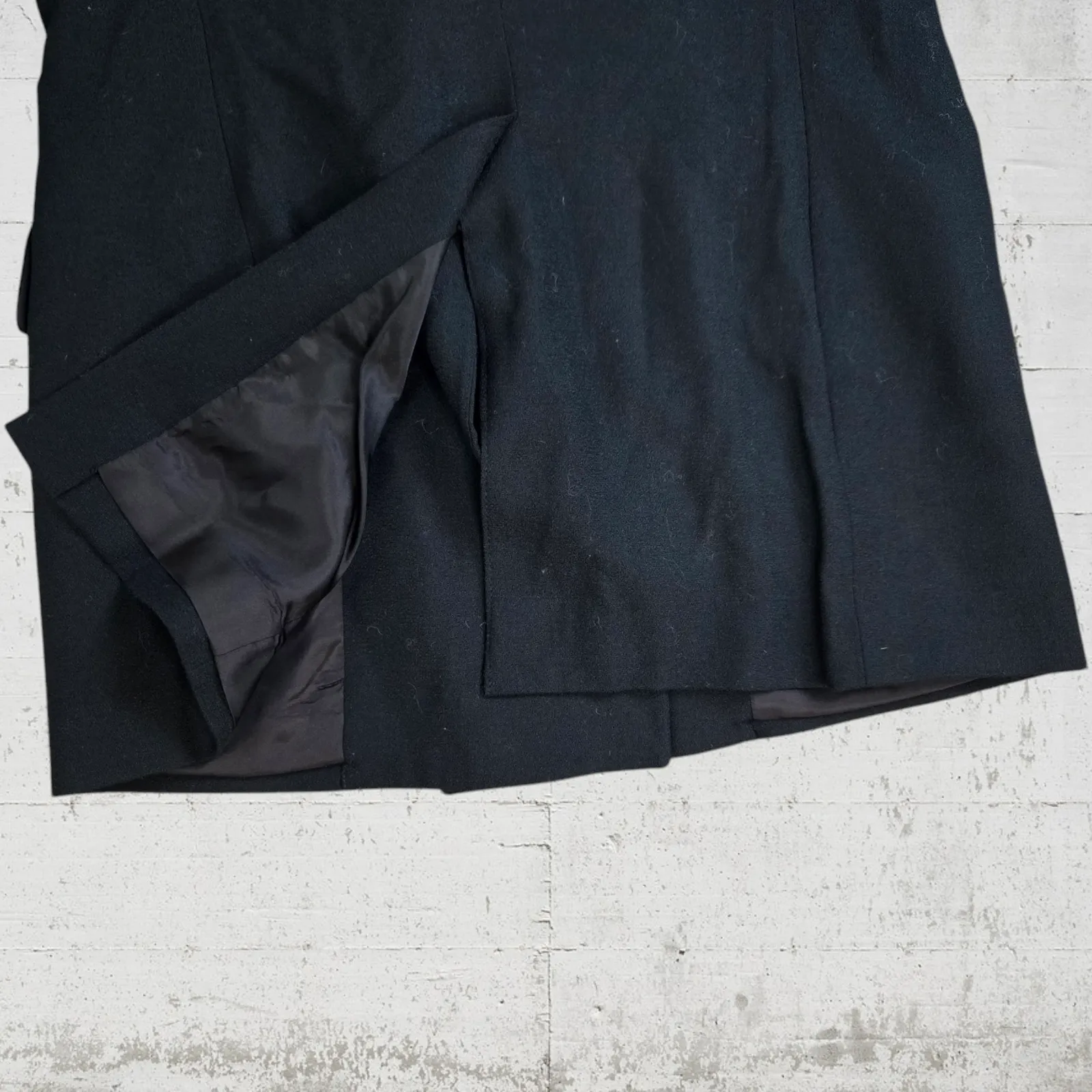 Vintage 1980s Black Military Double Breasted Gold Button Blazer USA Size 8 NWT - Image 10