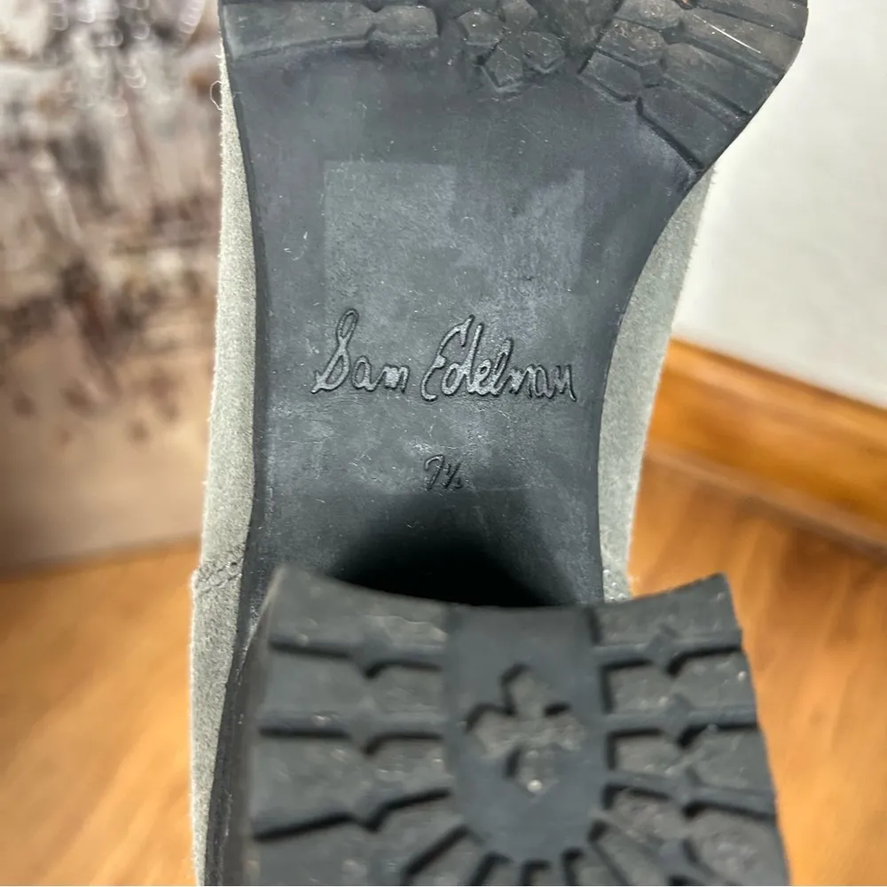 Sam Edelman | “Hanley” Chelsea Suede Heeled Ankle Boots - Image 11