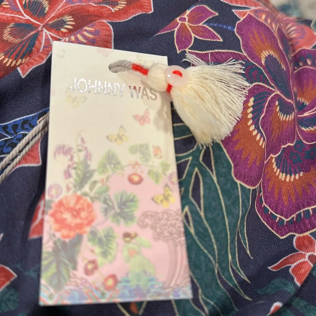 Johnny Was Jonesy Etta’s Garden Floral Boho Sleep Robe L - Image 7