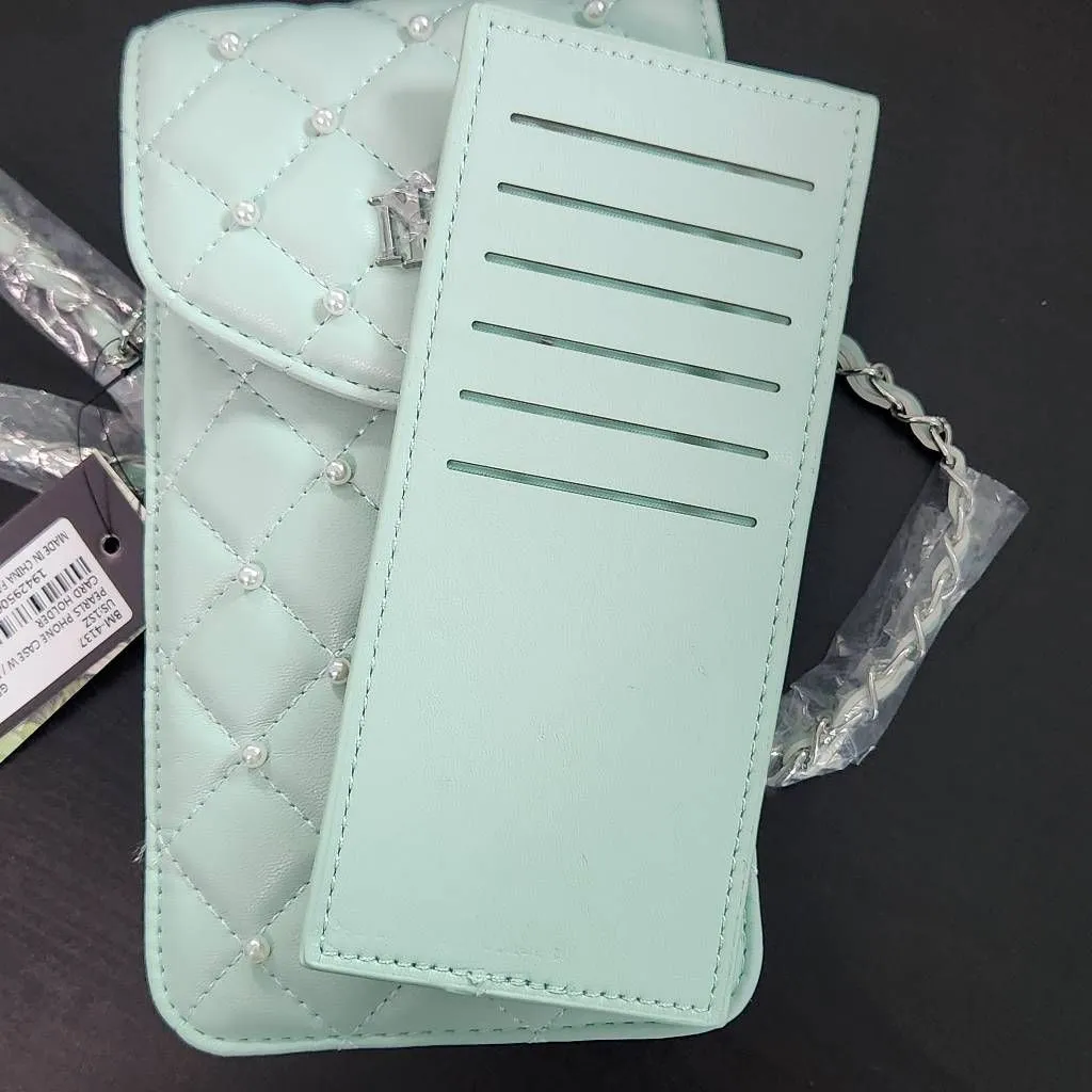 Badgley Mischka Pastel Green Crossbody Bag NWT Green Phone Case Bag - Image 9