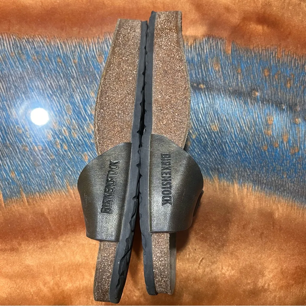 Birkenstock Madrid Birko Flor sandals size 38 7-7.5 Graceful Toffee - Image 8