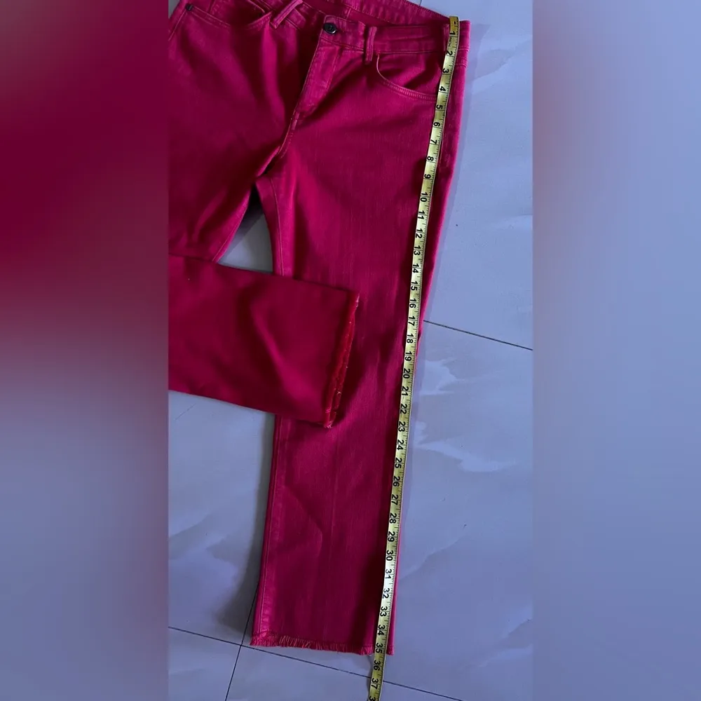 Pilcro and the letterpress Women’s Mid-Rise Ankle Jeans Pants 25 Pink - Image 11