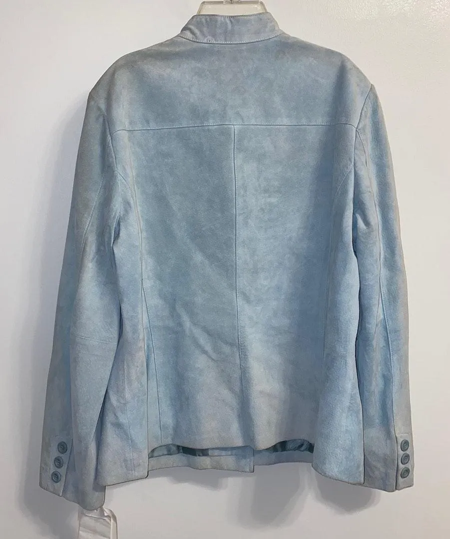 NWT $249  Blue 2 Front Pockets Blazer L - Image 2