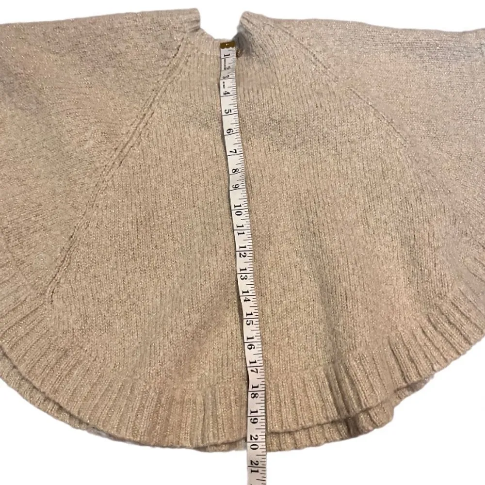 Michael kors wool blend sweater cape SIZE S - Image 4