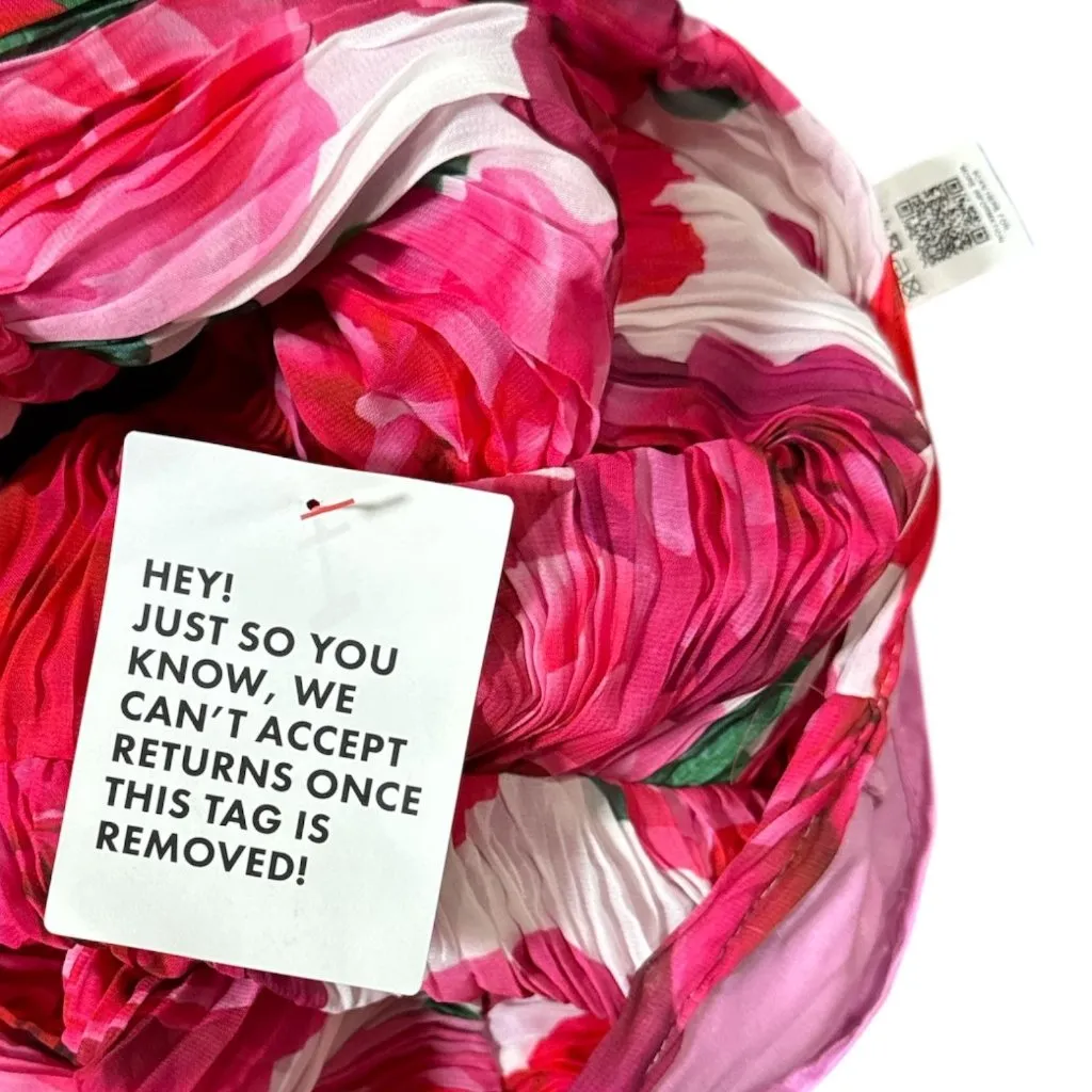 NEW ASOS LUXE Womens Sz 6 Pink mini Floral dress corset Ruched Summer Party Sexy Red - Image 12