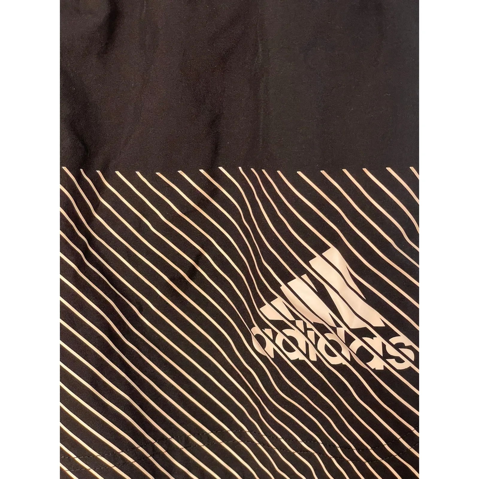 Adidas Women's Black Climalite Running Shorts Size Small Reflective Stripes - Image 3
