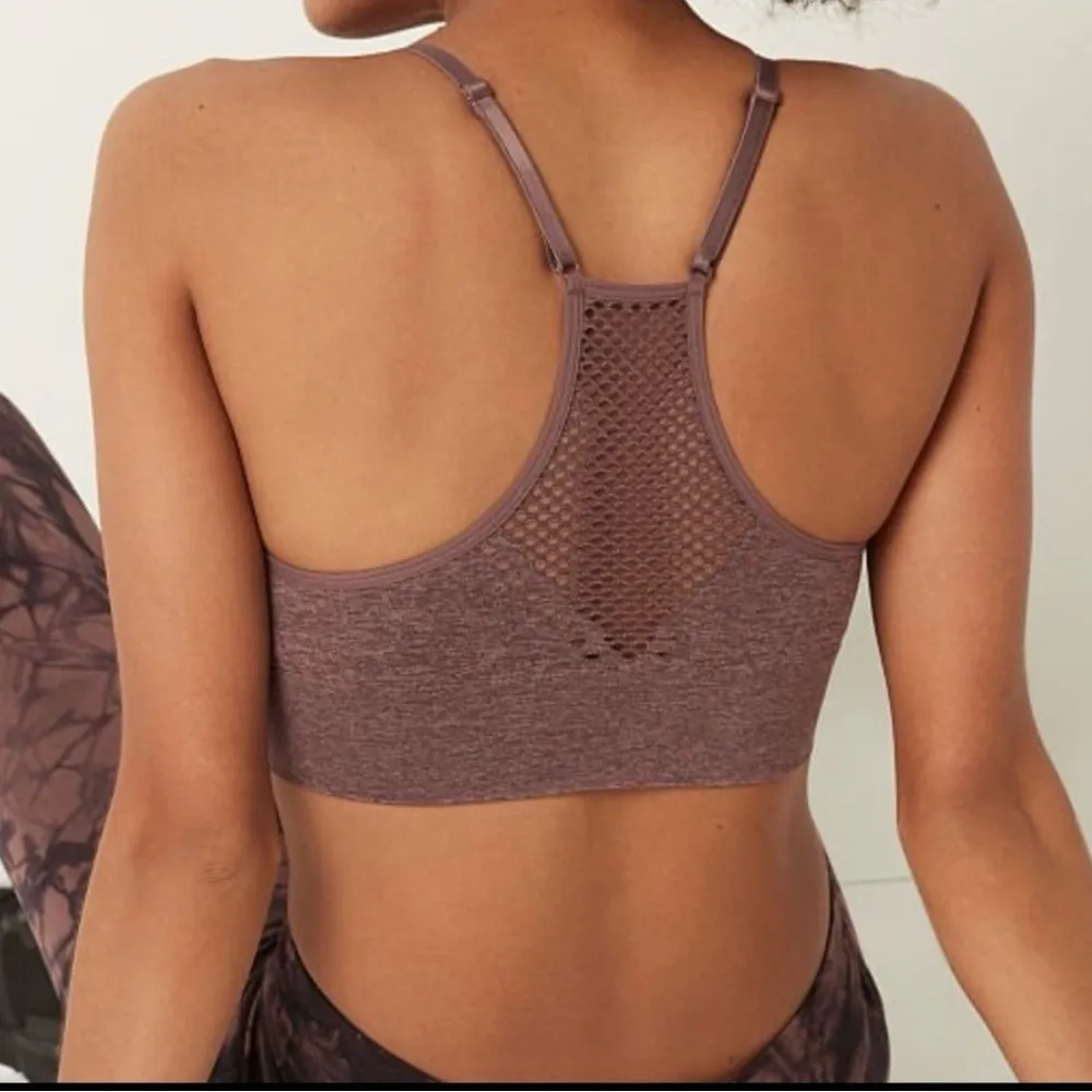 VS PINK SEAMLESS LIGHTLY LINED ATHLETIC SPORTS WORKOUT BRA - Image 5