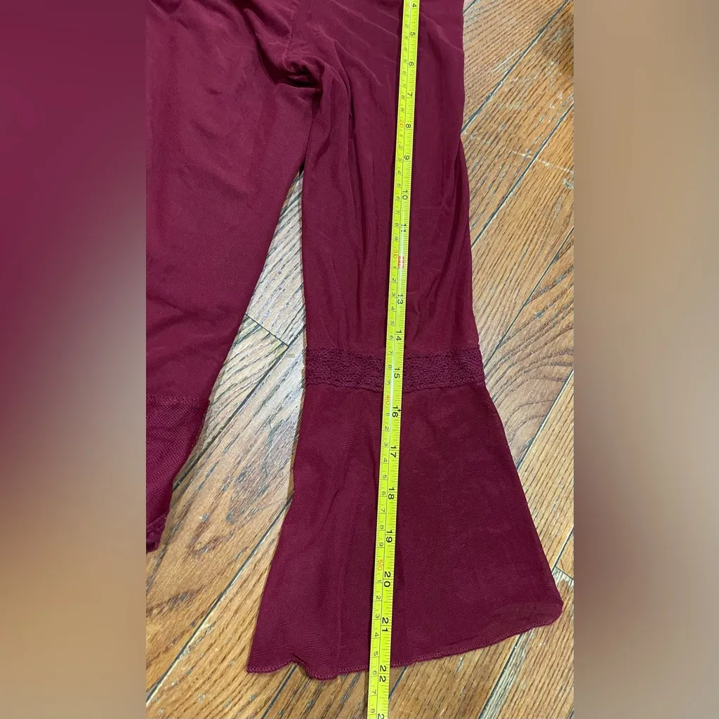 Ultra Pink Burgundy Flared Sleeve Blouse - Image 6