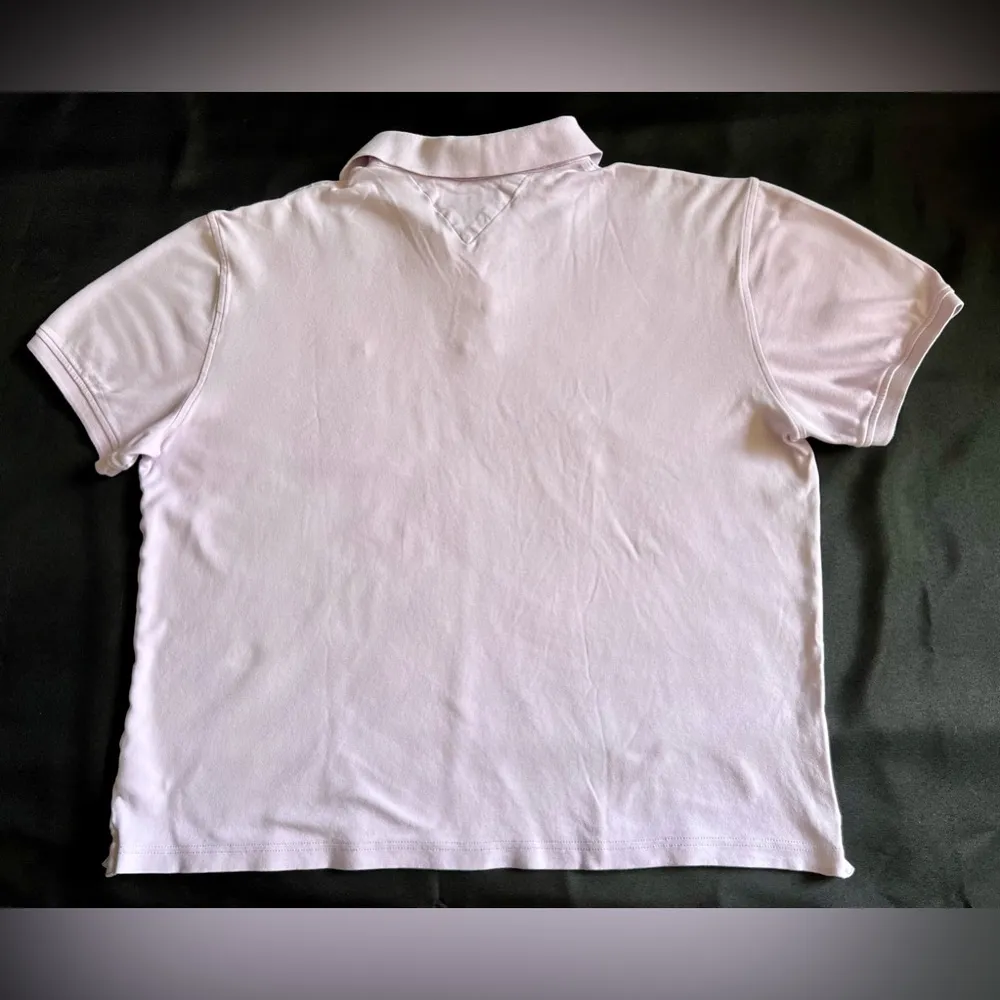 Women's Short Sleeve Lilac Polo Shirt Size XL Pastel Collar - Image 6
