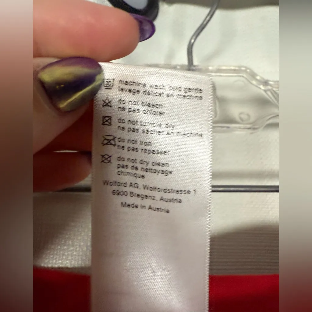 Wolford Fatal Dress in Cranberry Red Strapless Maxi Size XS - Image 9