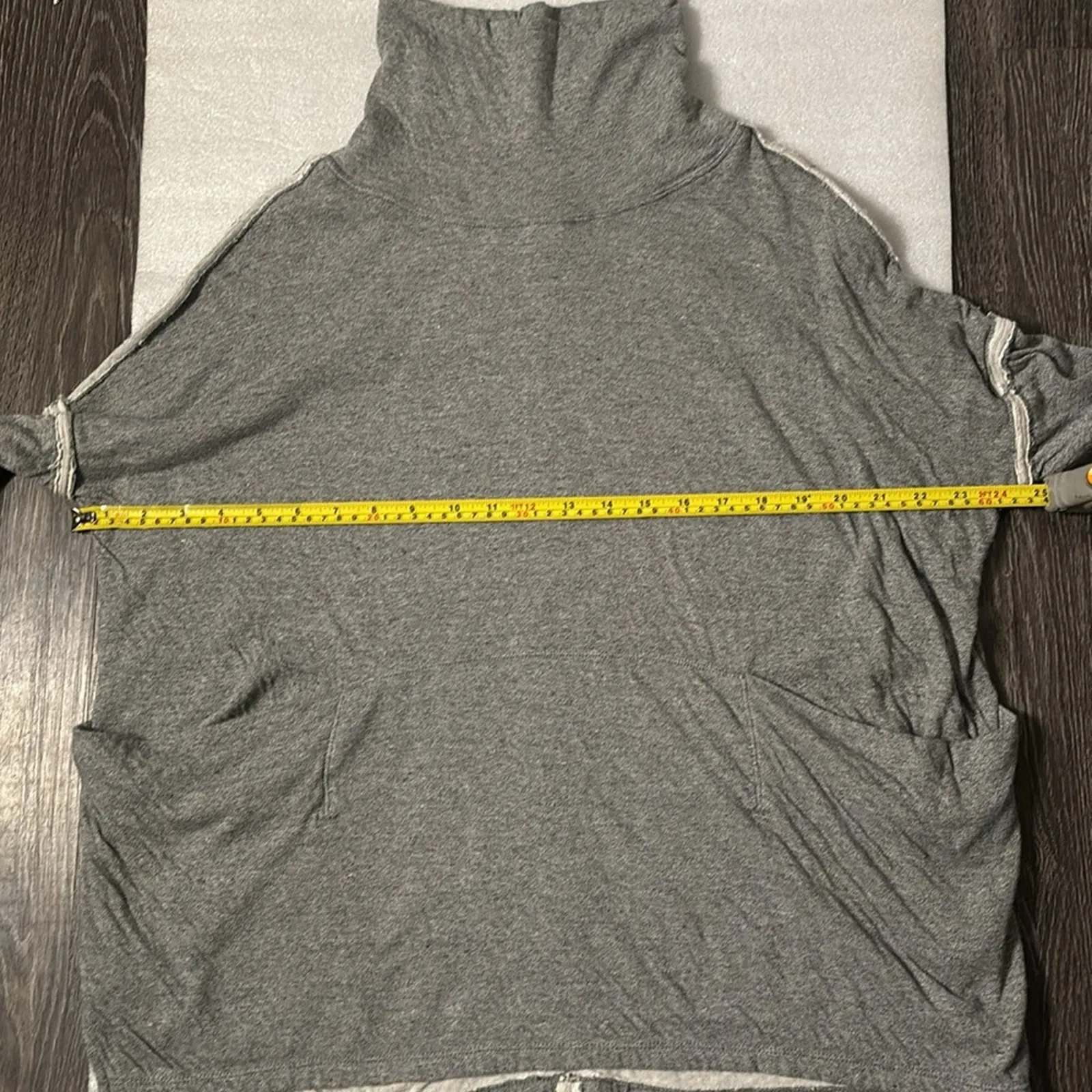 Free People We The Free Long Flight Slouchy Gray Sweater.S Oversize Comfy Cozy - Image 8