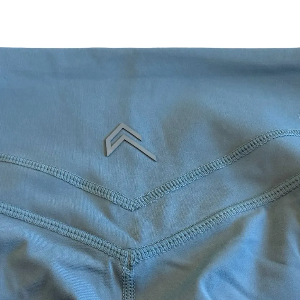 Oner Active High Waisted Teal Leggings Athletic Workout Lifting Size Small - Image 3
