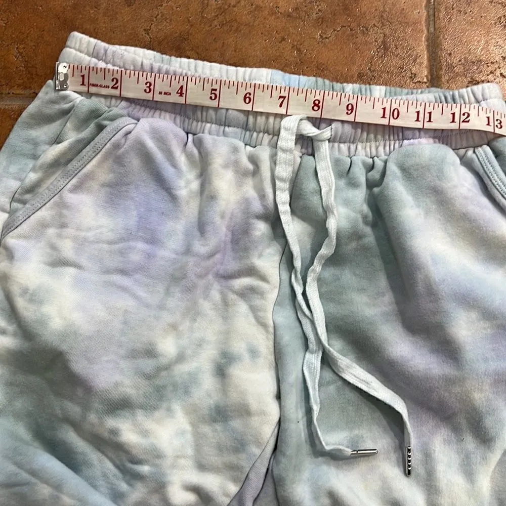 Fade Tie Dye cotton joggers size S White - Image 6
