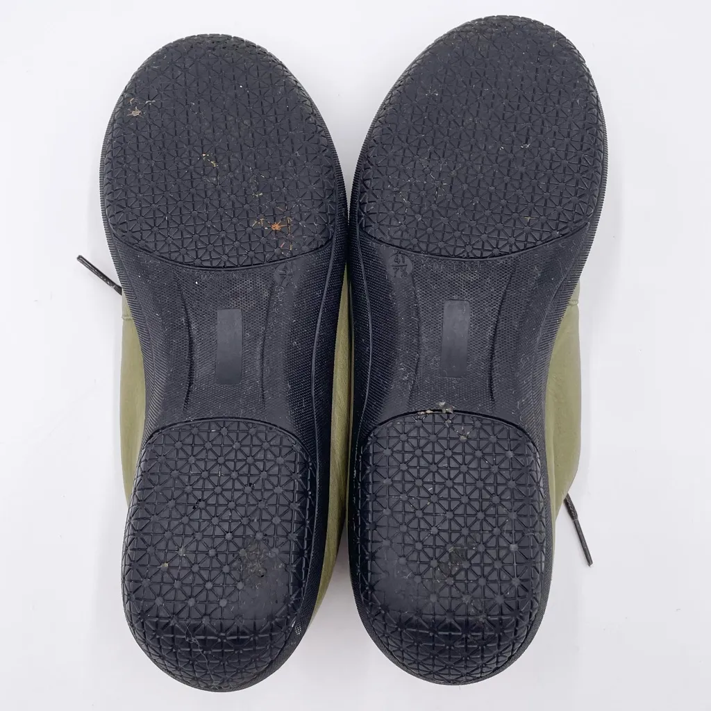 Sole Terra Lotus 2.0 Shoes Women's Size 41 US 10 Olive Green Leather Portugal - Image 9