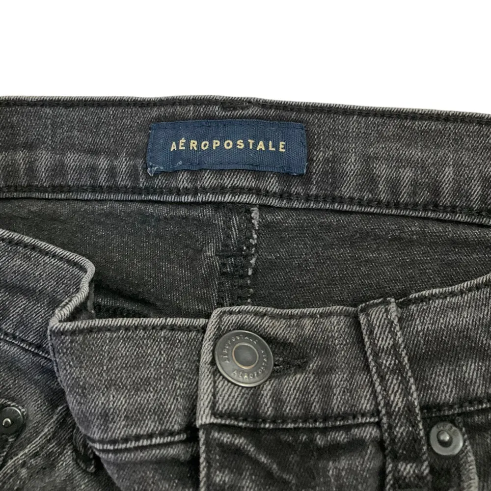 Aeropostale High Waisted Aero Cheeky Jean Shorts Size 8 Cut Off Stretch - Image 6