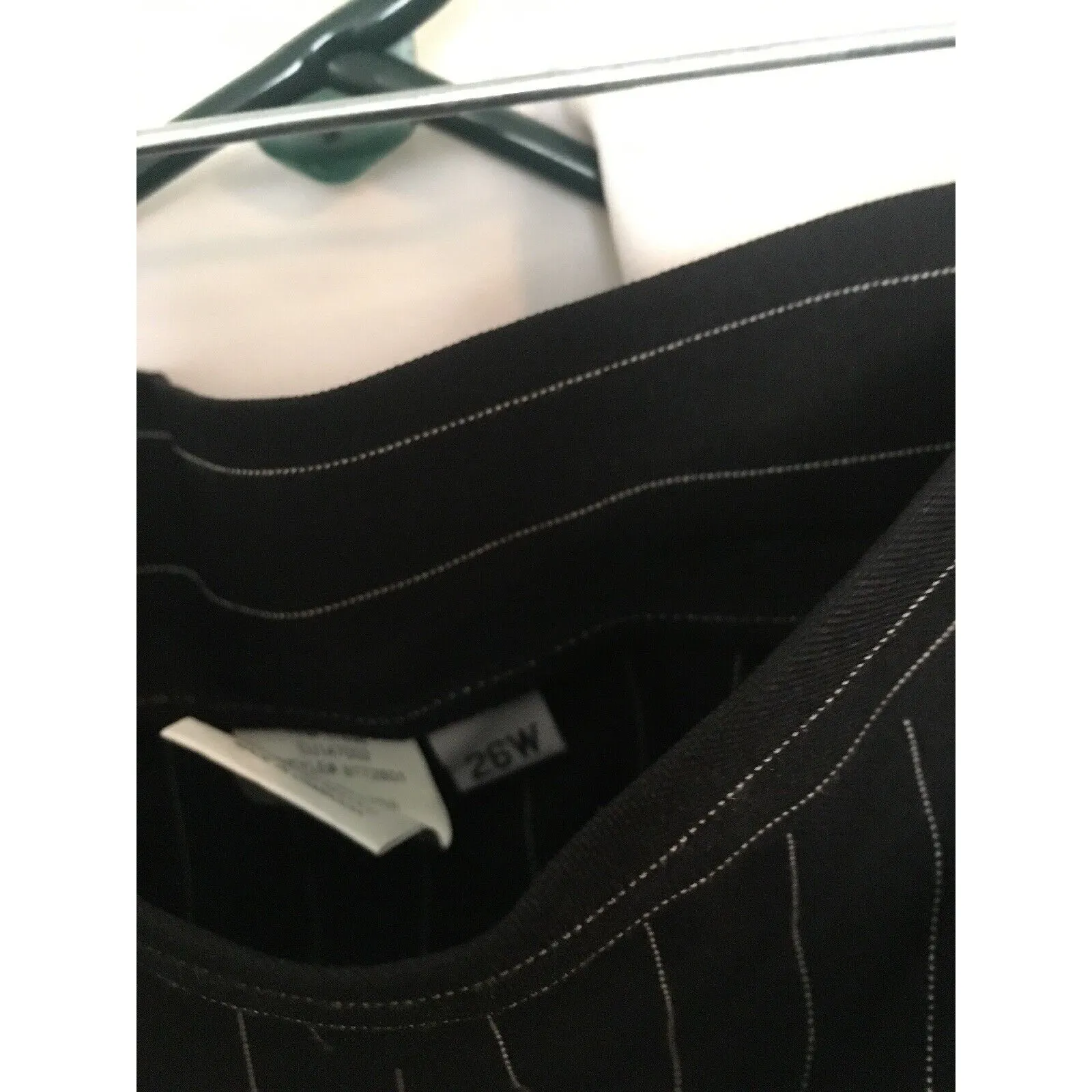 2pc Studio 1940 Women's Plus Pinstriped Skirt Suit Set Size 26W - Image 6