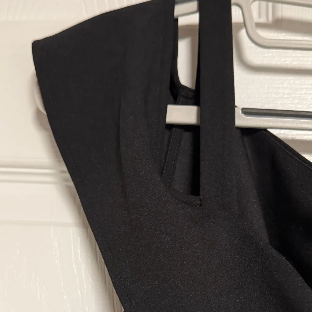 New Halston Chic Black One-Shoulder Jumpsuit - Image 3