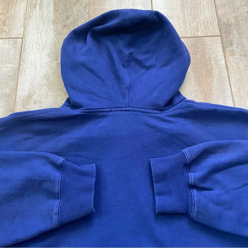 Memphis State University Hoodie Blue Size L - Image 9