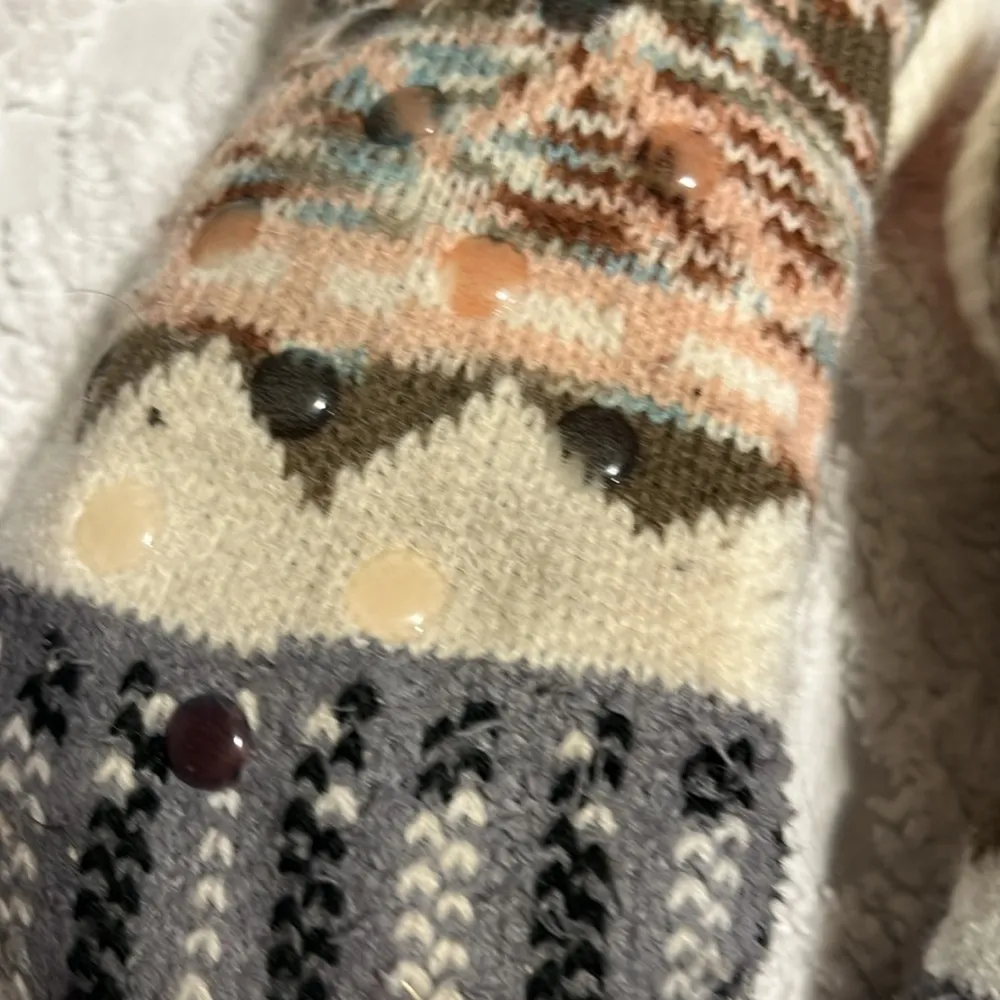 Kitty Cat Slipper Socks Gray - Image 11