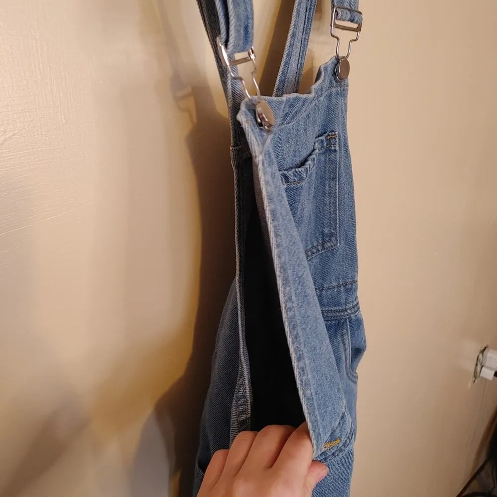 We Wore What Size Small Denim Cotton Overalls Blue Trendy Country Gardening - Image 9