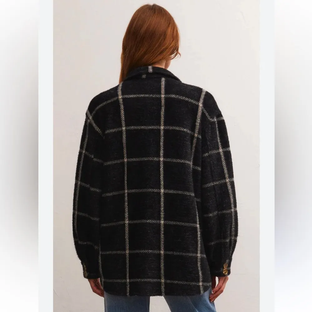 Z Supply EUC  Plaid Tucker Jacket - Image 7