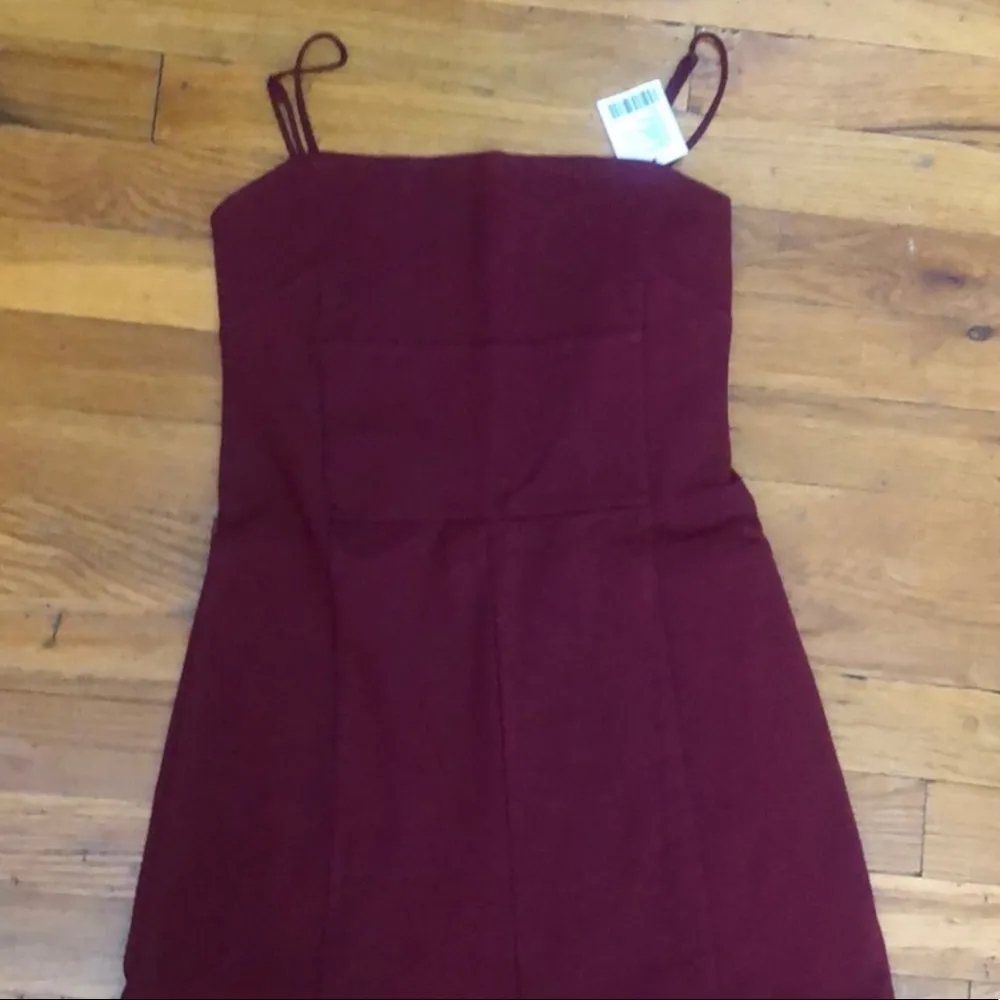 Burgundy jumpsuit - Image 4