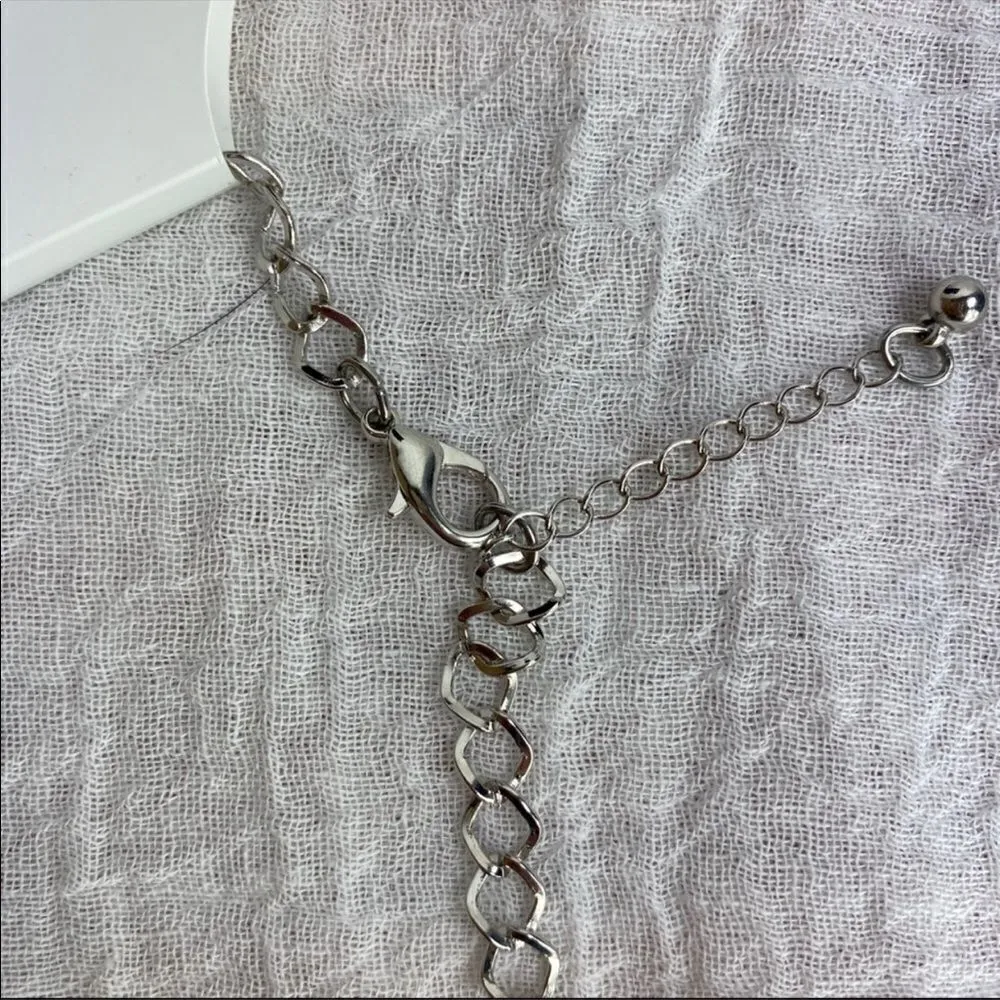 COLOR Teal Turquoise Statement Necklace Blue - Image 5