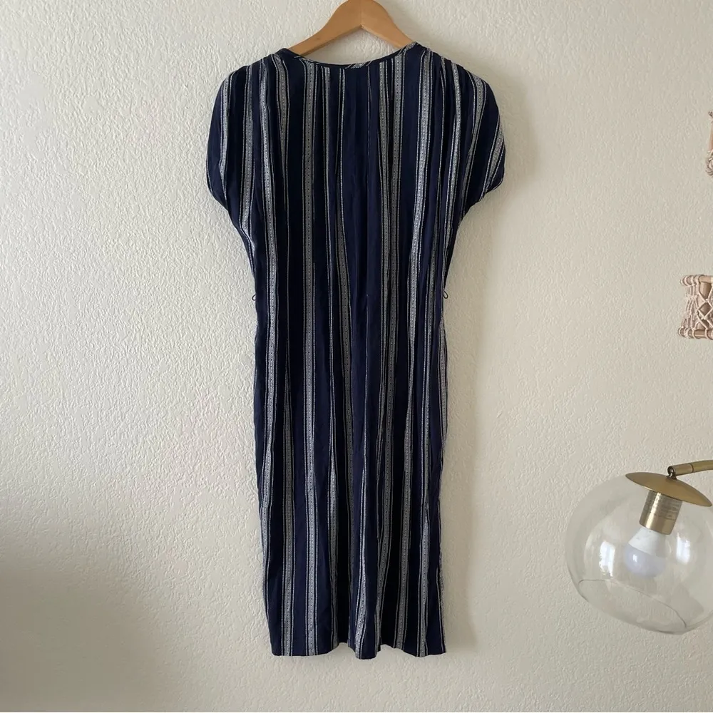 Anthropologie Porridge navy white stripe dress sundress - Image 5