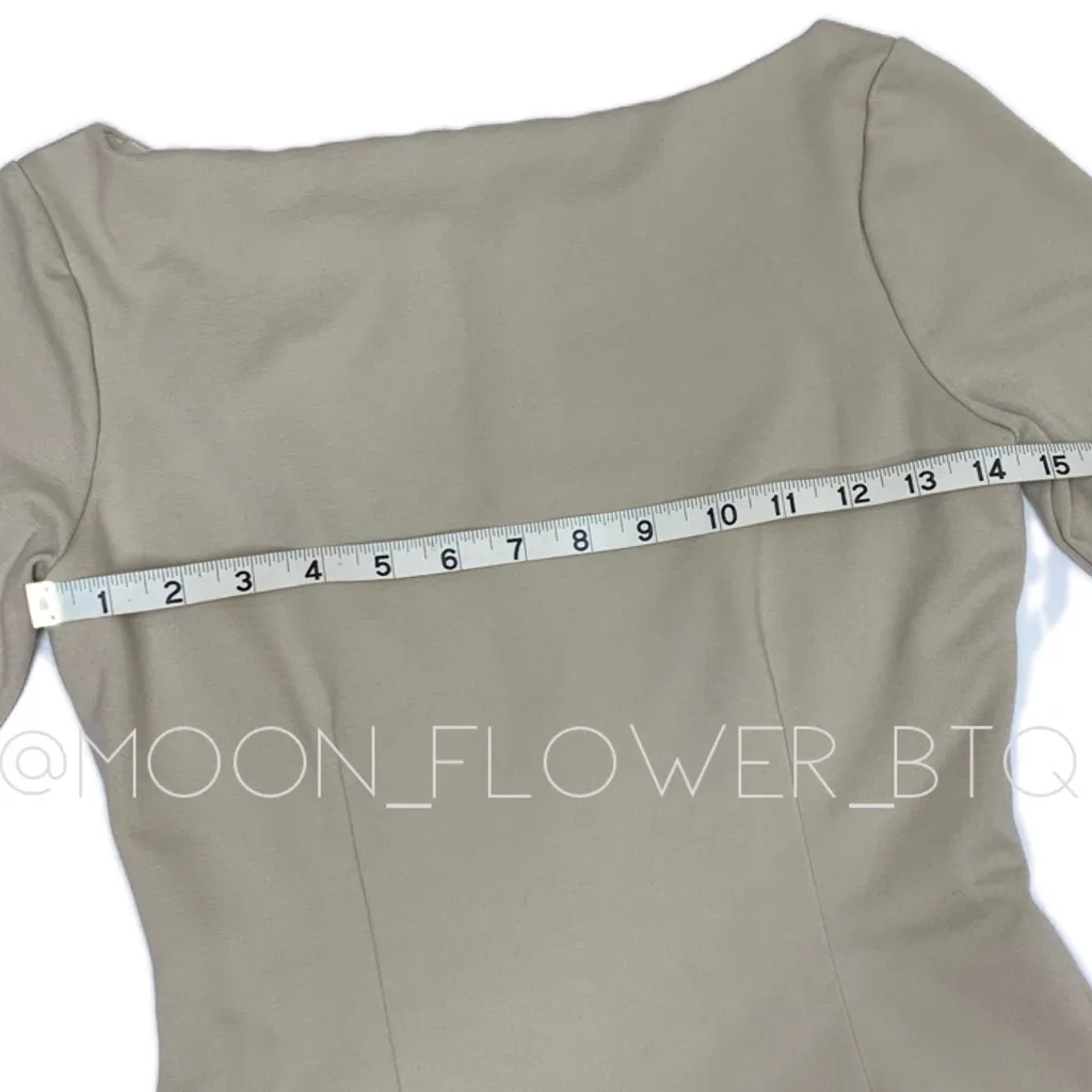 Amy Matto New York Black Tan Long-sleeve Dress - Image 10