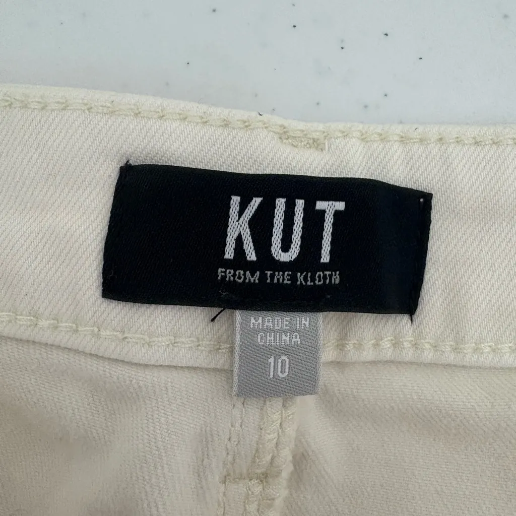 Kut From The Kloth Meg High Rise Wide Leg Jean Size 10 EUC - Image 8