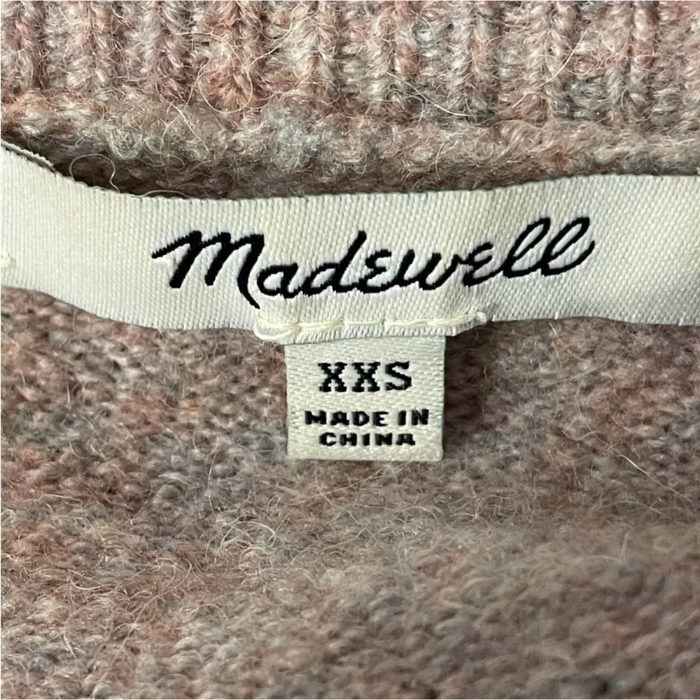 Madewell Faux Wrap Front Pullover Sweater - Image 3